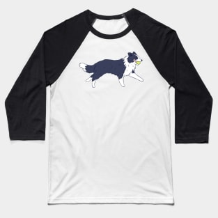 Cute running border collie Baseball T-Shirt